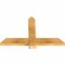 Ekena Millwork Eugene Rough Sawn Timber Gable Bracket, Western Red Cedar, 36"W x 23"H x 2"D x 4"F, 15/12 Pitch GBW036X23X0204EUG00RWR - alternate 2
